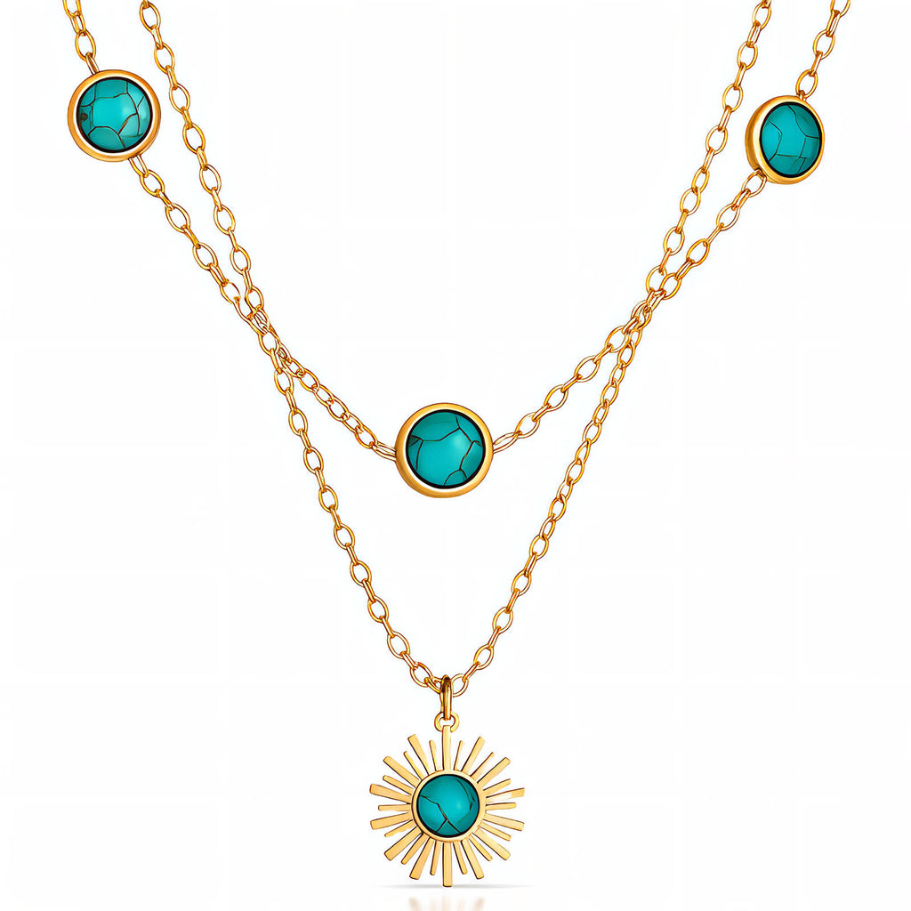 Sun Layered Necklace