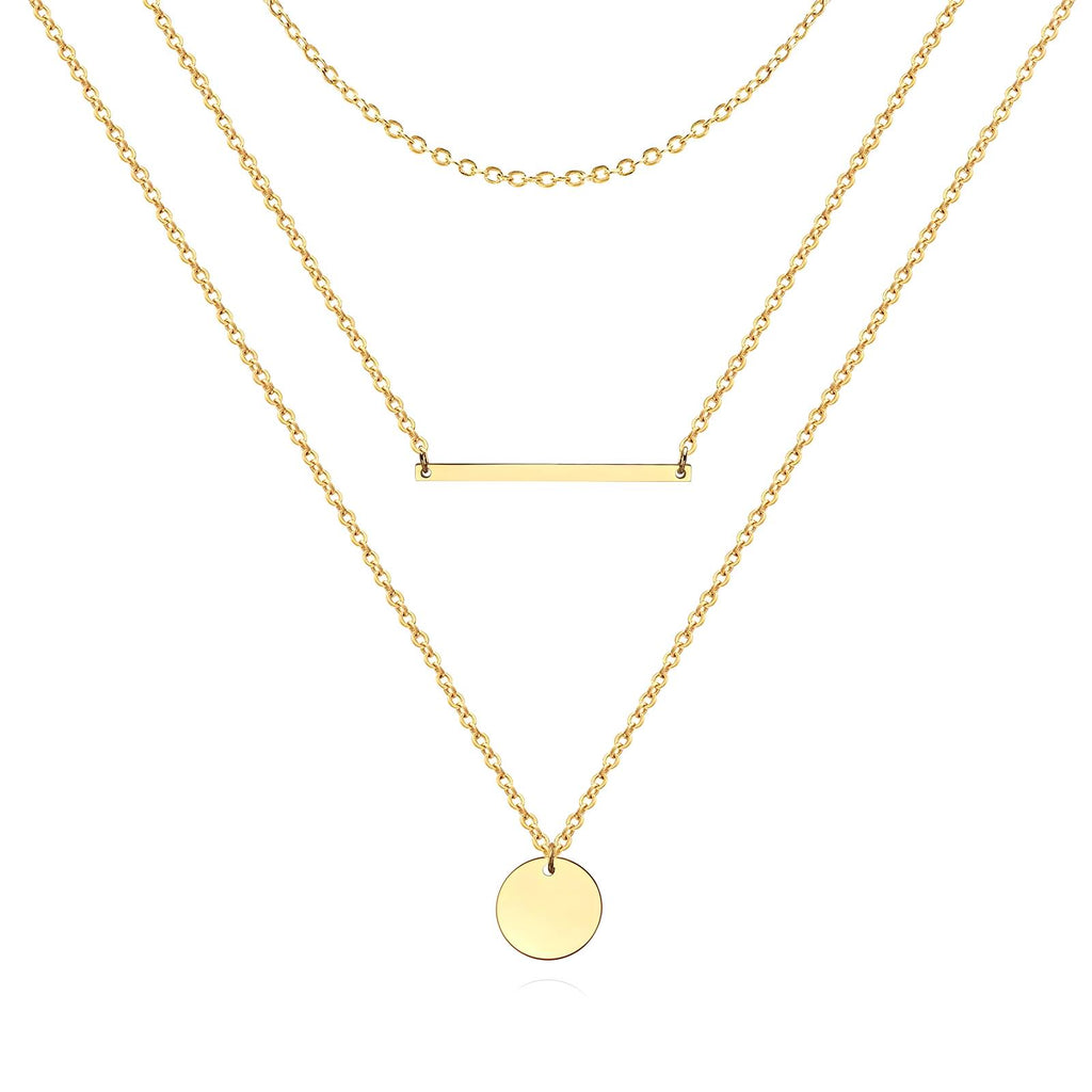 18K Gold-Plated Layered Necklace