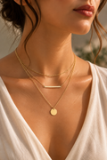 18K Gold-Plated Layered Necklace