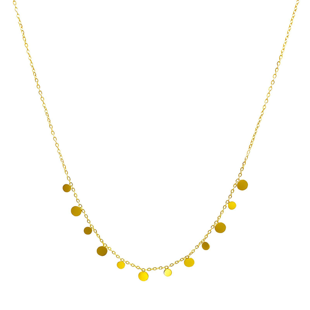 Subtle Small 18K Gold-Plated Necklace