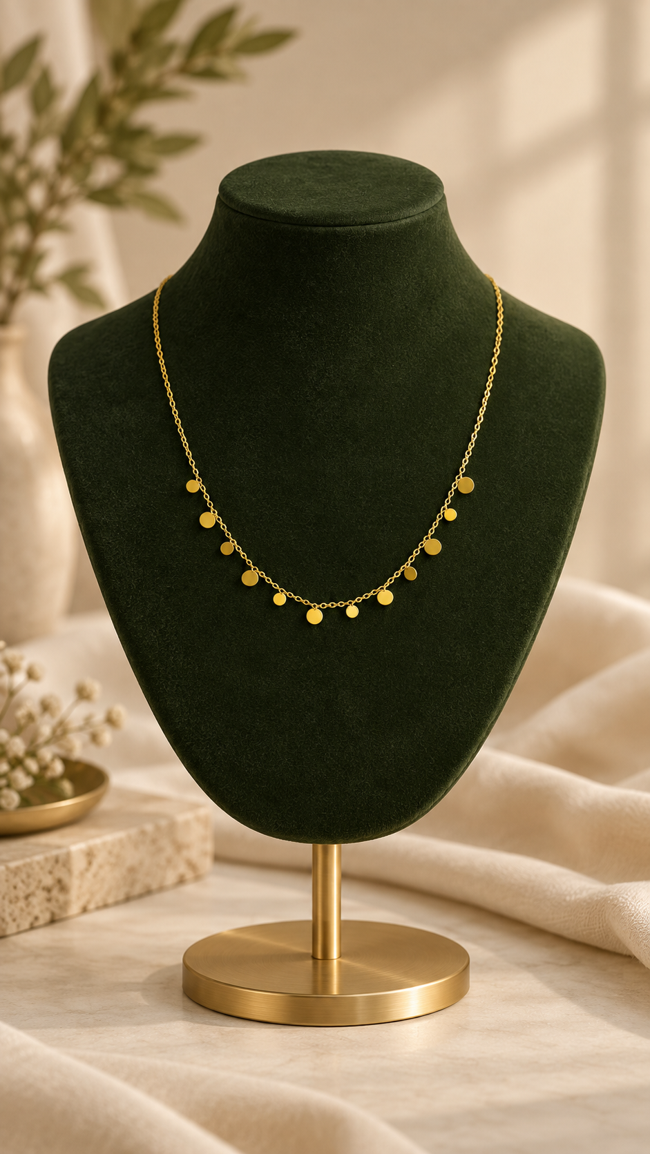 Subtle Small 18K Gold-Plated Necklace